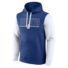 Toronto Maple Leafs Logo Athletic Deliver Fleece Pullover Hoodie - Blue Hoodies