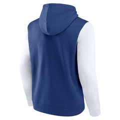Toronto Maple Leafs Logo Athletic Deliver Fleece Pullover Hoodie - Blue Hoodies