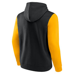 Pittsburgh Penguins Logo Athletic Deliver Fleece Pullover Hoodie - Black Hoodies