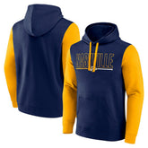 Nashville Predators Logo Athletic Deliver Fleece Pullover Hoodie - Navy Hoodies