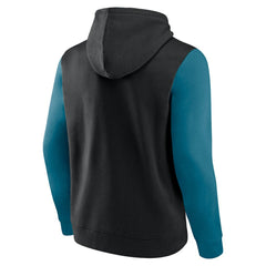 San Jose Sharks Logo Athletic Deliver Fleece Pullover Hoodie - Black Hoodies