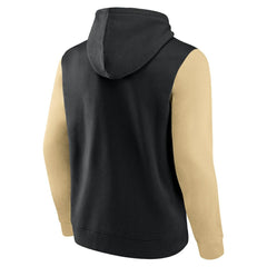 Vegas Golden Knights Logo Athletic Deliver Fleece Pullover Hoodie - Black Hoodies