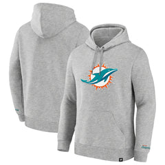 Miami Dolphins Legacy Fleece Pullover Hoodie - Heather Gray cheap