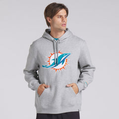 Miami Dolphins Legacy Fleece Pullover Hoodie - Heather Gray cheap