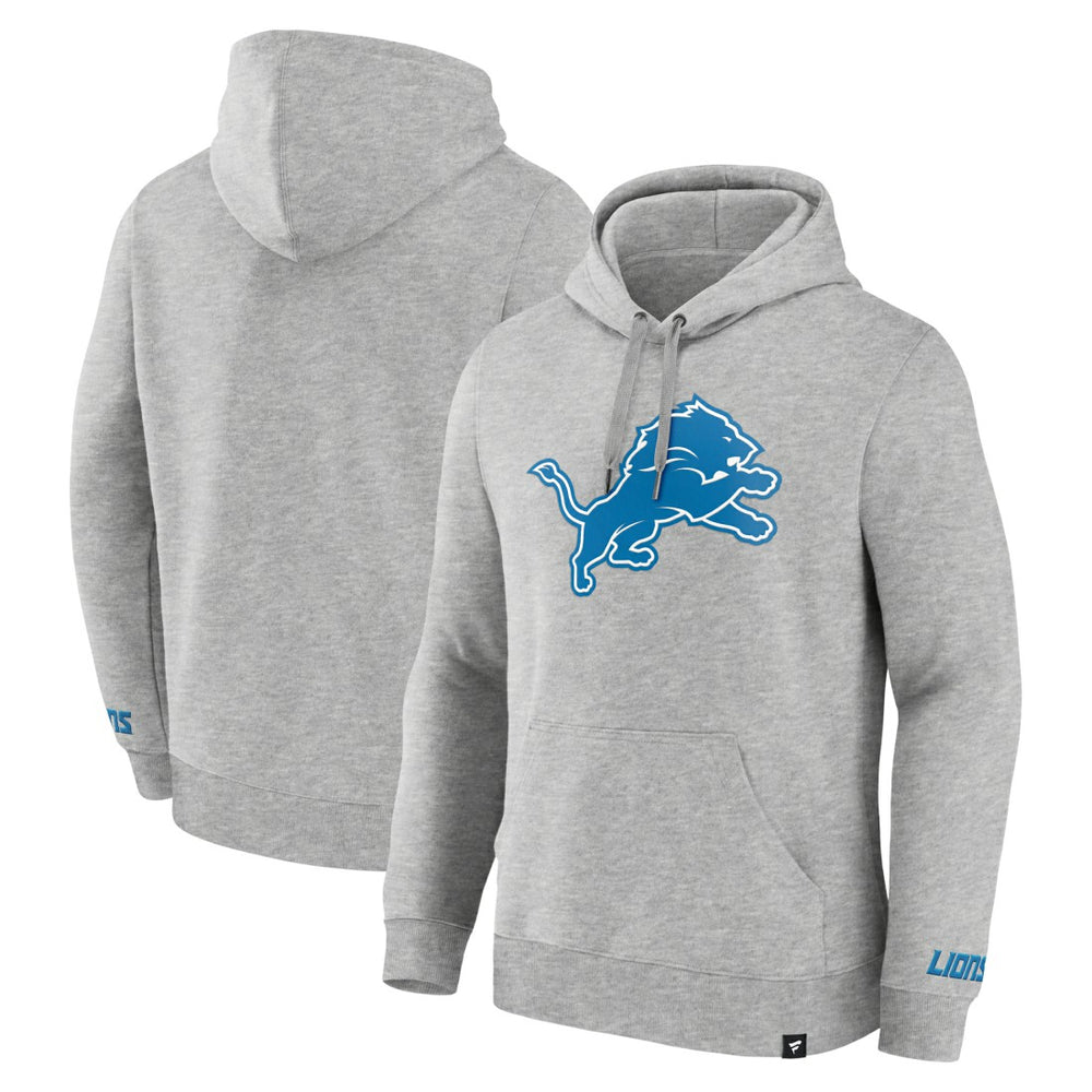 Detroit Lions Legacy Fleece Pullover Hoodie - Heather Gray on sale