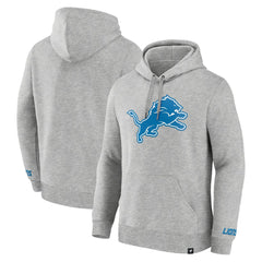 Detroit Lions Legacy Fleece Pullover Hoodie - Heather Gray on sale