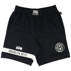 Brooklyn Nets NBA x Two Hype Unisex Culture & Hoops Premium Classic Fleece Shorts - Black sale