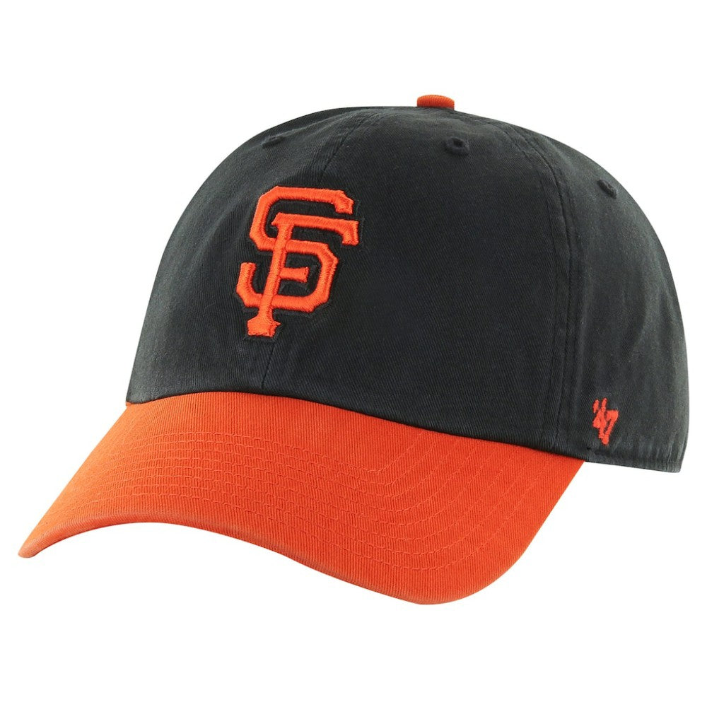 San Francisco Giants Clean Up Adjustable Hat Black/Orange