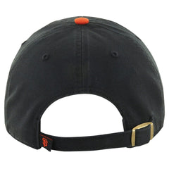 San Francisco Giants Clean Up Adjustable Hat Black/Orange