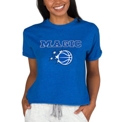 Orlando Magic Concepts Sport NBA Women's Concepts Mainstream Terry SS Top - Royal outlet
