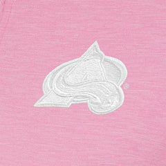 Colorado Avalanche Antigua Women's White Logo Mentor Quarter-Zip Jacket - Pink Jackets