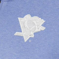 Pittsburgh Penguins Antigua Women's White Logo Mentor Quarter-Zip Jacket - Lavender Jackets