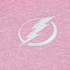 Tampa Bay Lightning Antigua White Logo Hunk Quarter-Zip Pullover - Pink Pullover