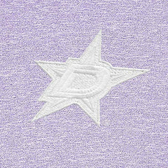 Dallas Stars Antigua White Logo Hunk Quarter-Zip Pullover - Lavender Pullover