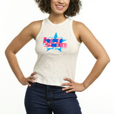 Houston Astros Lusso Women's Lourdes Tank Top White