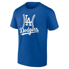 Los Angeles Dodgers Personalized Name & Number Fastball T-Shirt Royal