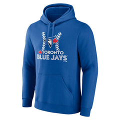 Toronto Blue Jays Personalized Name & Number Fastball Pullover Hoodie Royal