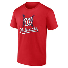 Washington Nationals Personalized Name & Number Fastball T-Shirt Red