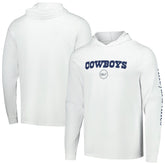Dallas Cowboys Vineyard Vines Whale Dot Hoodie Long Sleeve T-Shirt - White sale