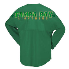 Tampa Bay Lightning Fanatics Women's St. Patrick's Day Spirit Jersey T-Shirt - Kelly Green T-shirts