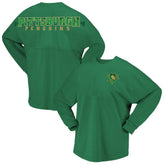 Pittsburgh Penguins Fanatics Women's St. Patrick's Day Spirit Jersey T-Shirt - Kelly Green T-shirts
