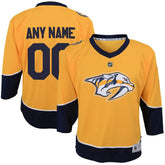 Nashville Predators Youth Home Replica Custom Jersey - Gold Jerseys