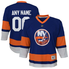 New York Islanders Youth Home Replica Custom Jersey - Royal Jerseys