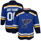 St. Louis Blues Youth Home Replica Custom Jersey - Blue Jerseys