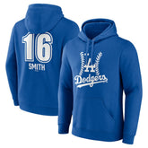 Will Smith Los Angeles Dodgers Fastball Player Name & Number Pullover Hoodie Royal