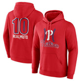 J.T. Realmuto Philadelphia Phillies Fastball Player Name & Number Pullover Hoodie Red
