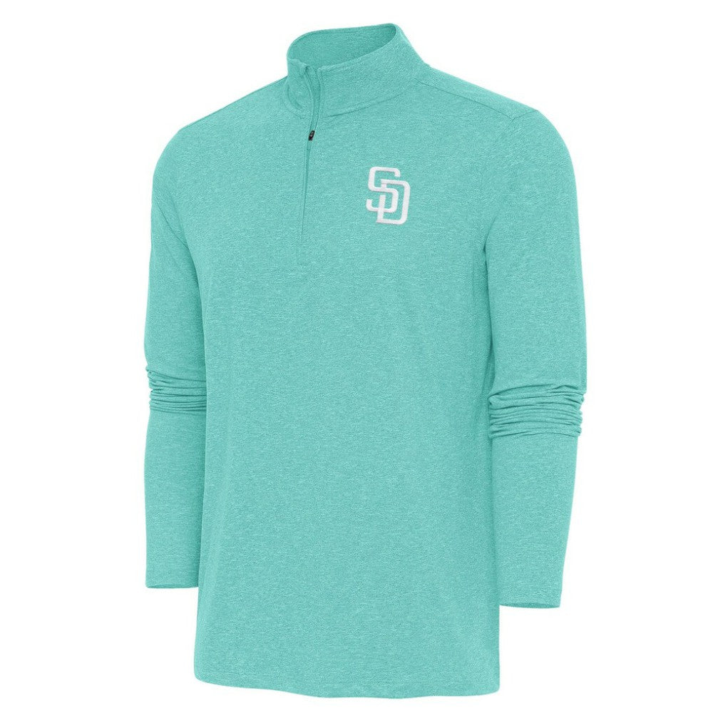 San Diego Padres Antigua Hunk Quarter-Zip Top Mint