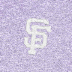 San Francisco Giants Antigua Hunk Quarter-Zip Top Lavender