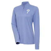 Philadelphia Phillies Antigua Women's Mentor Quarter-Zip Pullover Top Lavender