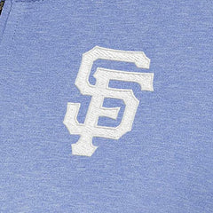 San Francisco Giants Antigua Women's Mentor Quarter-Zip Pullover Top Lavender