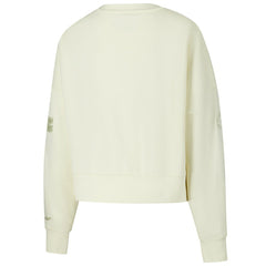 Cleveland Browns Pro Standard Triple Tonal Cropped Fleece Pullover Sweatshirt - Cream cheap