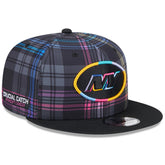 New York Jets New Era 2024 NFL Crucial Catch Plaid 9FIFTY Snapback Hat - Black discount