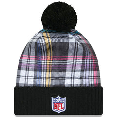 New York Jets New Era 2024 NFL Crucial Catch Cuffed Knit Hat with Pom - Black cheap