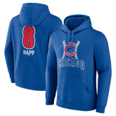 Ian Happ Chicago Cubs Fastball Player Name & Number Pullover Hoodie Royal