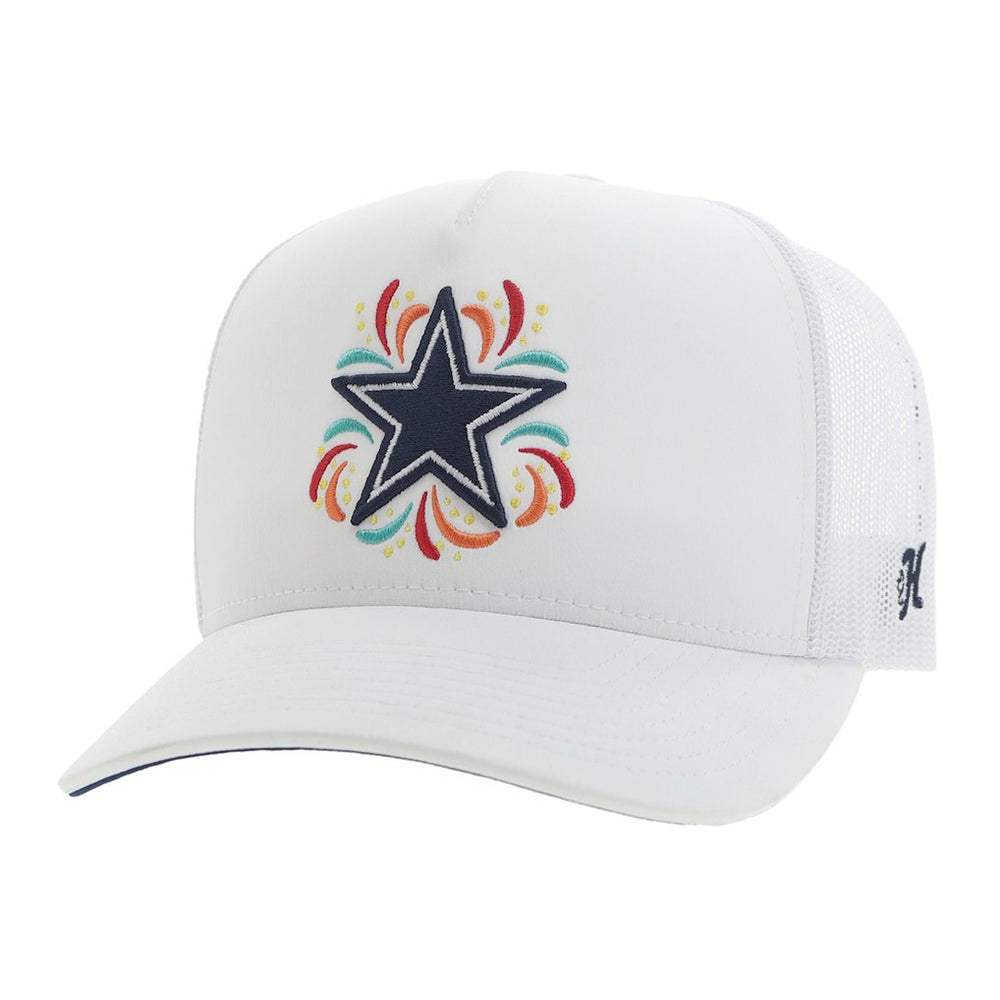 Dallas Cowboys HOOey NFL Fiesta Adjustable Trucker Hat – White sale