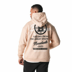Boston Bruins The Wild Collective Unisex Pullover Hoodie - Cream Hoodies