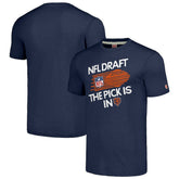 Chicago Bears Homage Unisex 2024 Team Draft Tri-Blend T-Shirt - Heather Navy online
