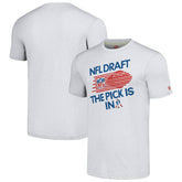 New England Patriots Homage Unisex 2024 Team Draft Tri-Blend T-Shirt - Heather Gray cheap