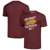 Washington Commanders Homage Unisex 2024 Team Draft Tri-Blend T-Shirt - Heather Burgundy for sale