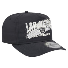 Las Vegas Raiders New Era Throwback Brush Golfer Snapback Hat - Black on sale