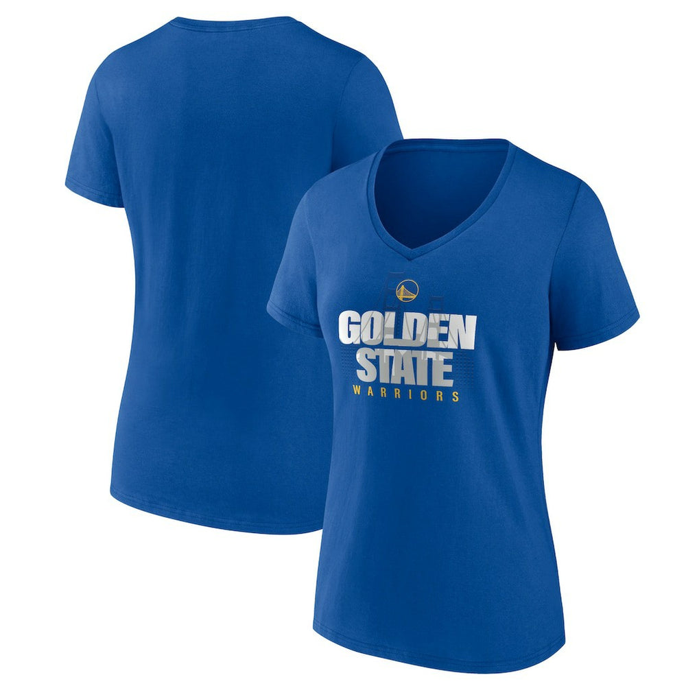 Golden State Warriors Pick & Roll Coverage V-Neck T-Shirt sale - Royal outlet