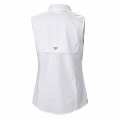 Jacksonville Jaguars Women's PFG Tamiami Omni-Shade Sleeveless Button-Up Shirt - White outlet