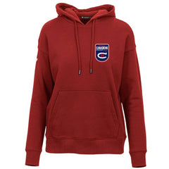 Montreal Canadiens Levelwear Women's Retro Adorn Pullover Hoodie - Red Hoodies