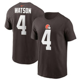 Deshaun Watson Cleveland Browns Player Name & Number T-Shirt - Brown for sale