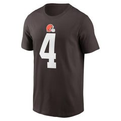Deshaun Watson Cleveland Browns Player Name & Number T-Shirt - Brown for sale