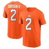 Patrick Surtain II Denver Broncos Name & Number T-Shirt - Orange on sale
